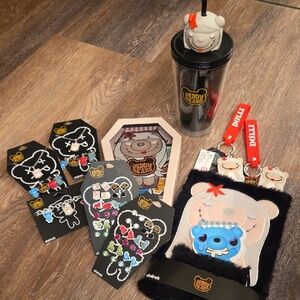 Kids Jewelry and Accessory Set - Black and Multicolor